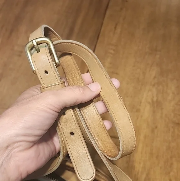 Coach Brighton Putty Vintage 80's Leather Belt Bag - Picture 10 of 15